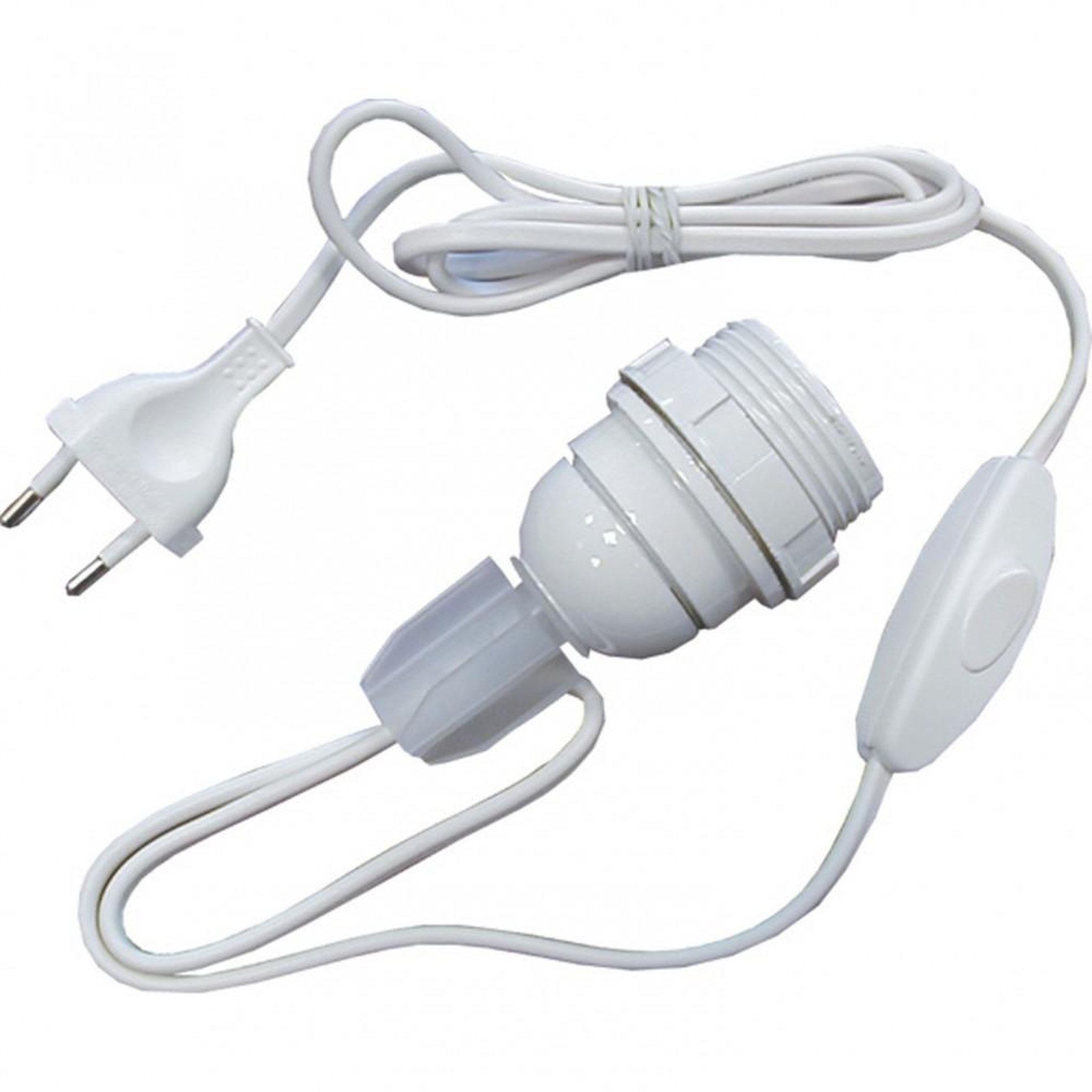 CENTRALE BRICO Adaptateur bouteille E27 TIBELEC, plastique, blanc 60 W
