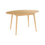 Voir la diapositive 1 : MAISON PAVANE Table ovale 4 personnes en bois clair 130 cm-Eddy
