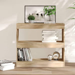 VIDAXL Bibliotheque/Separateur de piece chene sonoma 80x30x72 cm