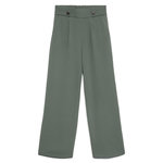 Vero Moda Pantalon Vert Femme Vero Moda May Button. Coloris disponibles : Vert