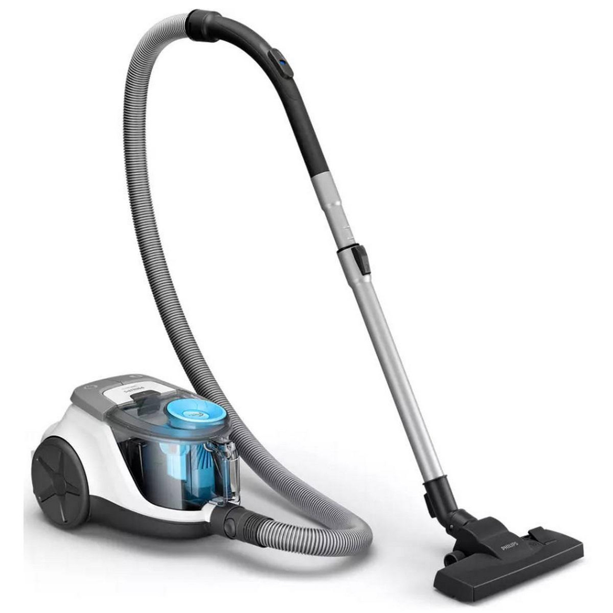 Voir la diapositive 2 : Philips Aspirateur sans sac 77db blanc - xb2122/09