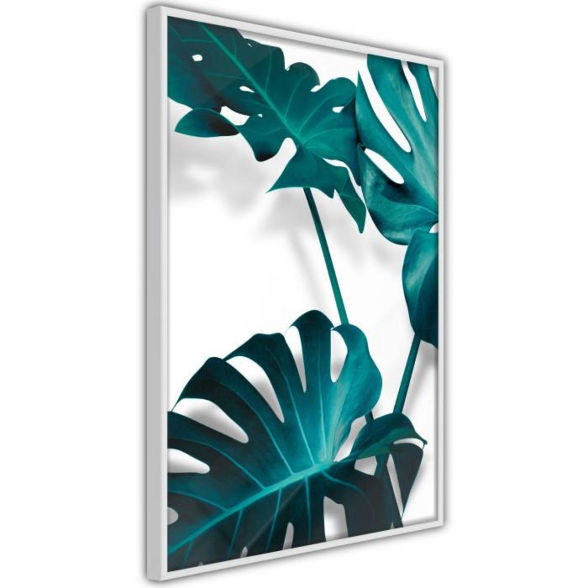 Paris Prix Affiche Murale Encadrée  Turquoise Monstera II