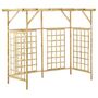 Voir la diapositive 2 : VIDAXL Pergola de jardin pour poubelles triples Bois de pin impregne