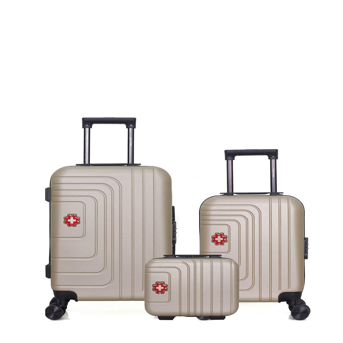 SWISS KOPPER SWISS KOPPER - LOT DE 3 - Valises cabine, cabine XXS et vanity RUTI
