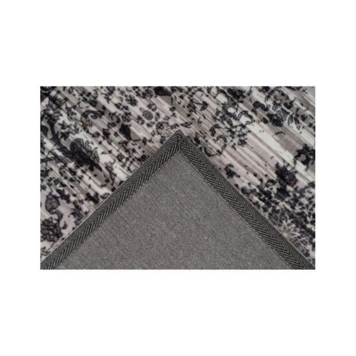 Paris Prix Tapis Tissé Imprimé à Poils Plats  Saphira  Gris