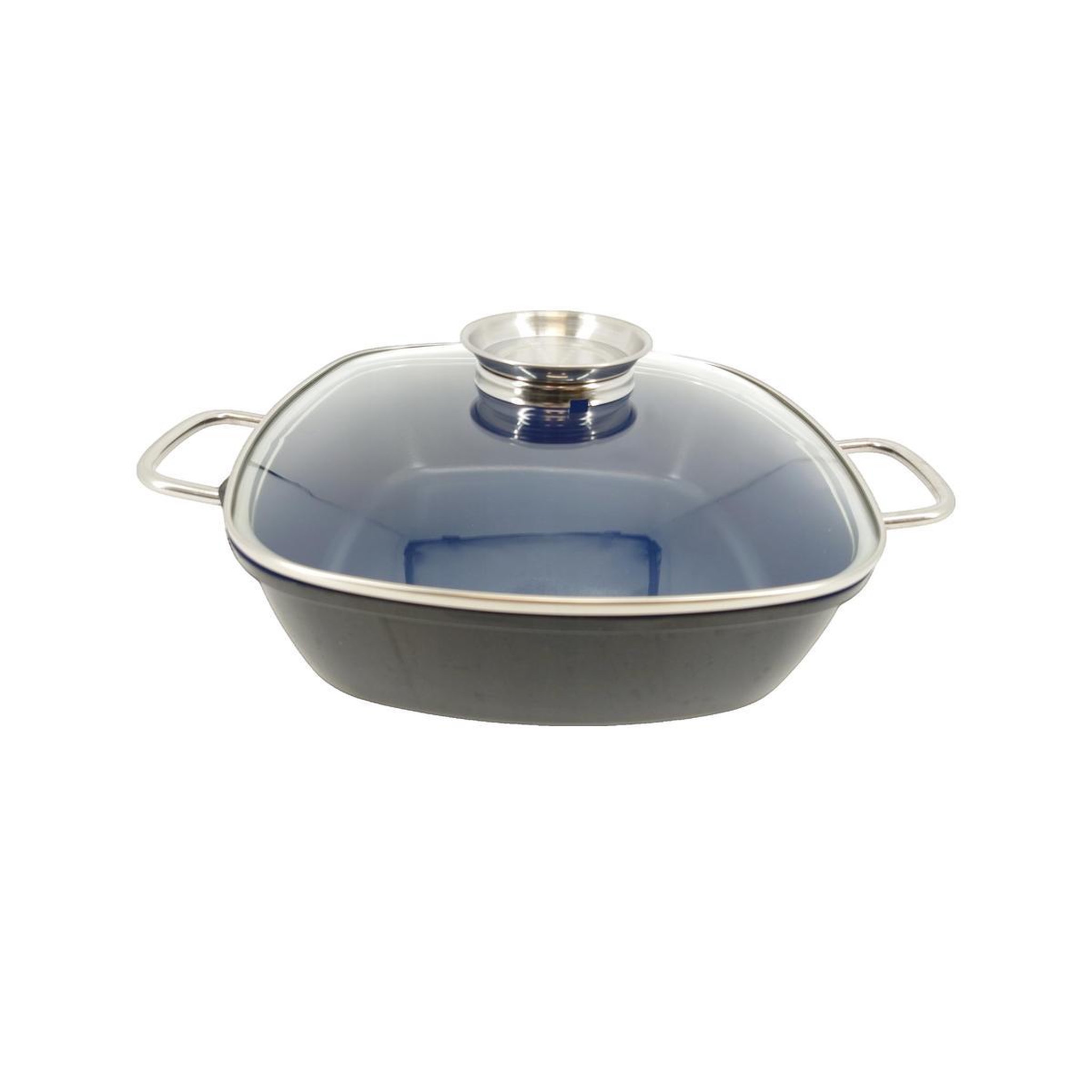 Voir la diapositive 3 : GSW Cocotte GSW 4005643167413 Aluminium 28x28 cm GREBLON Cobalt 5L