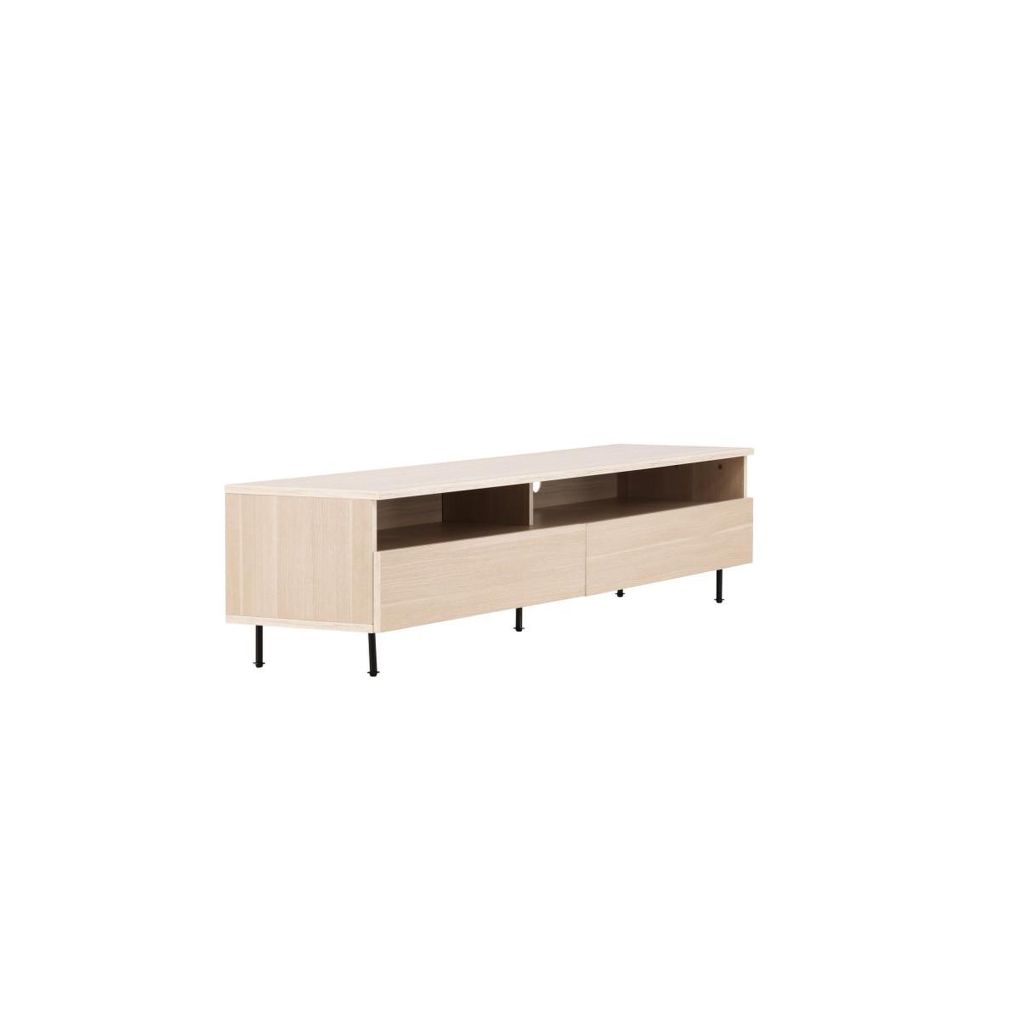 Voir la diapositive 3 : Paris Prix Meuble tv 2 tiroirs  navarra  180cm naturel