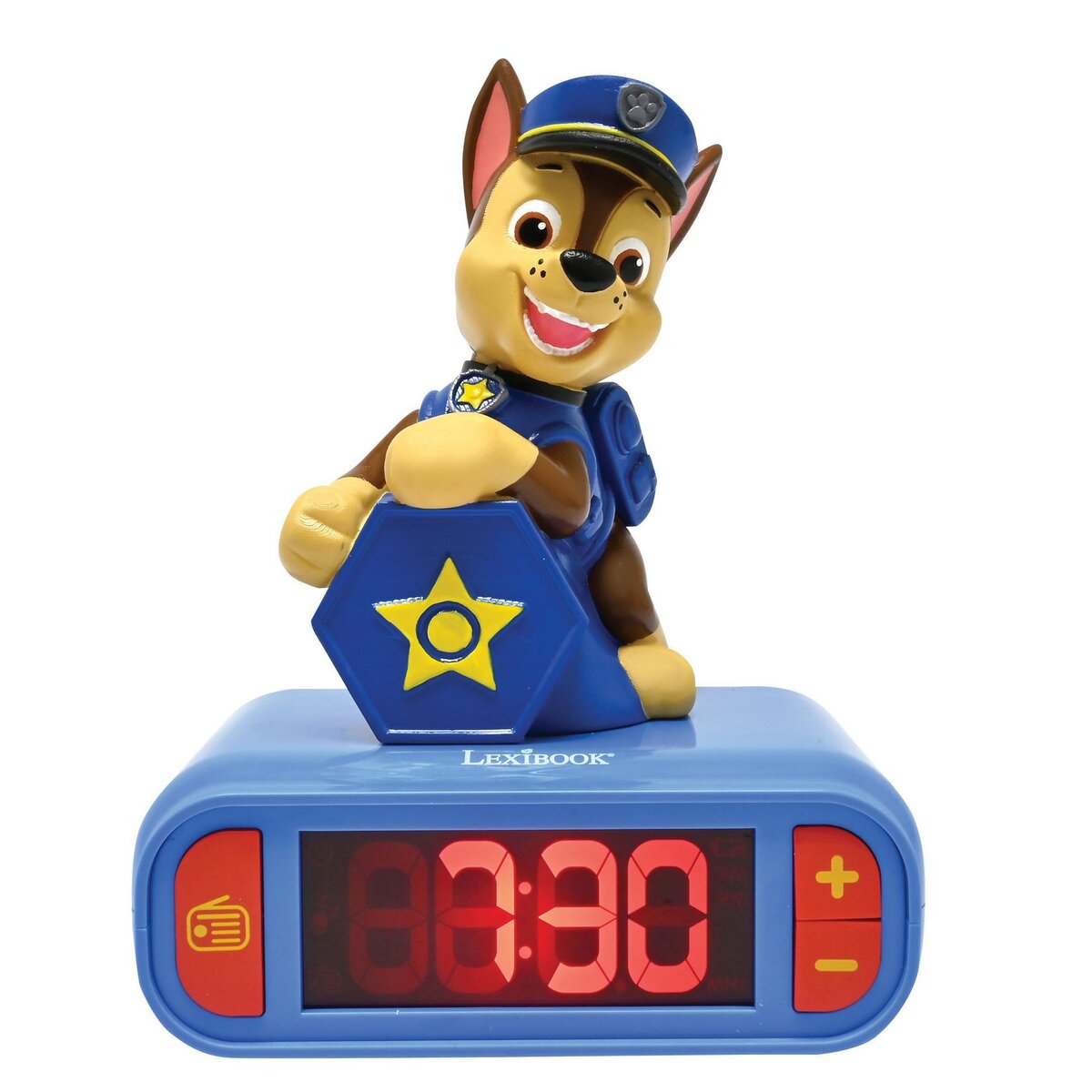 Lexibook Réveil avec veilleuse Paw Patrol Chase en 3D