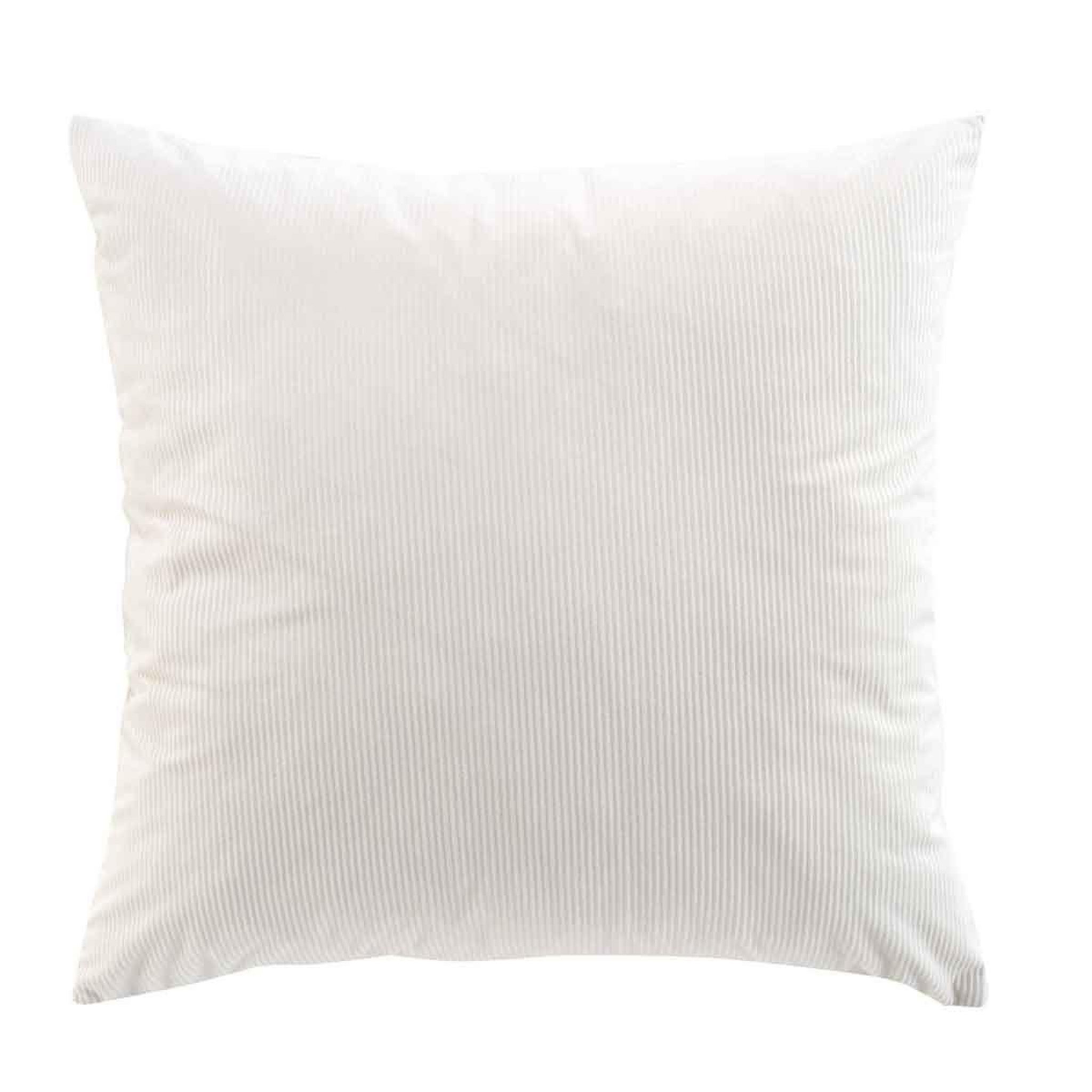 Douceur d'Intérieur Coussin déco en velours  casual  60x60cm naturel