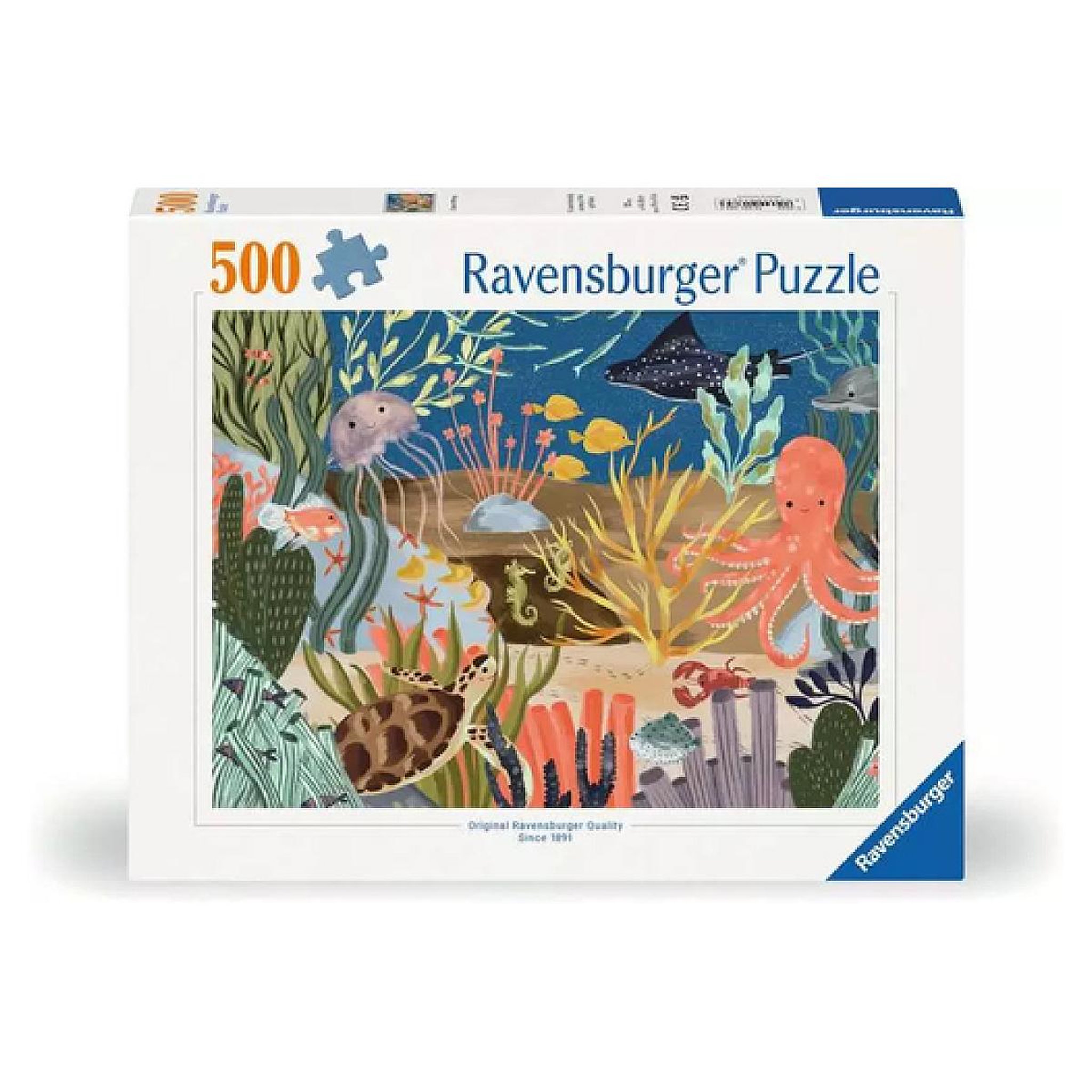 RAVENSBURGER 500p Fantaisie Océanique illustartion