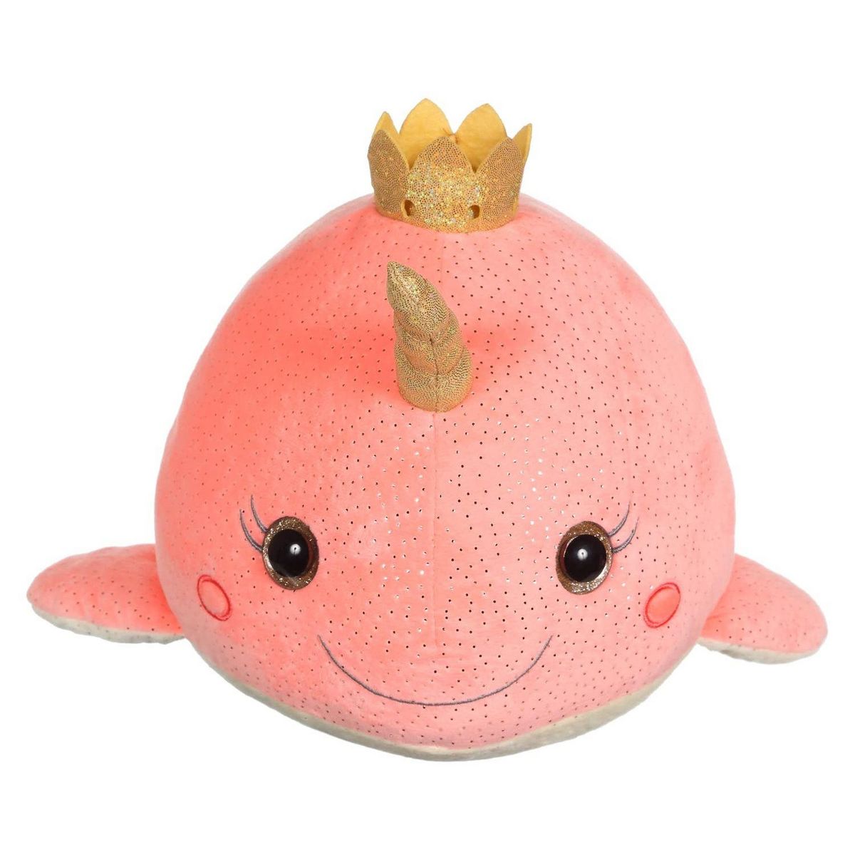 GIPSY Peluche licorne des mers sons et lumières 35 cm 