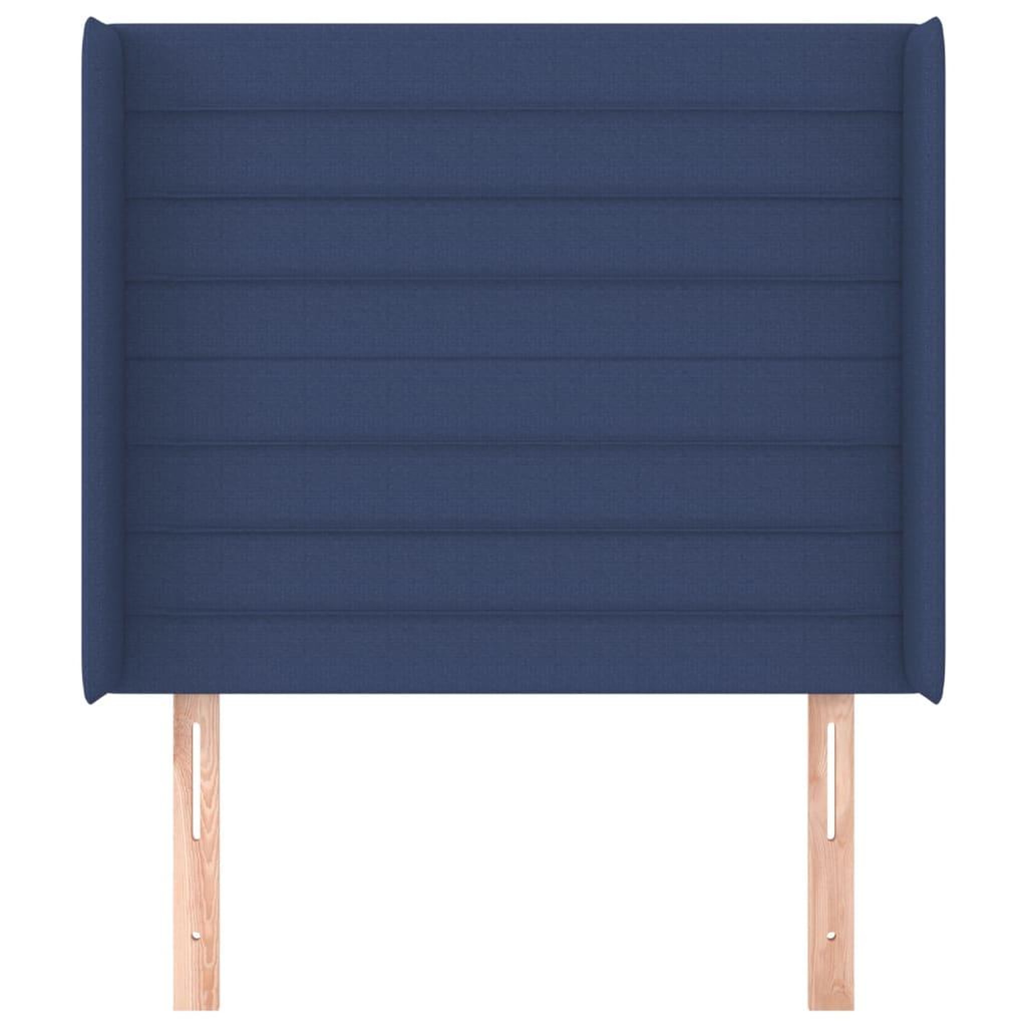 Voir la diapositive 3 : VIDAXL Tete de lit avec oreilles Bleu 103x16x118/128 cm Tissu
