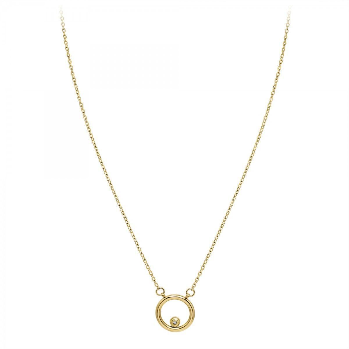 SC BOHEME Collier par SC Bohème orné d'un véritable diamant blanc