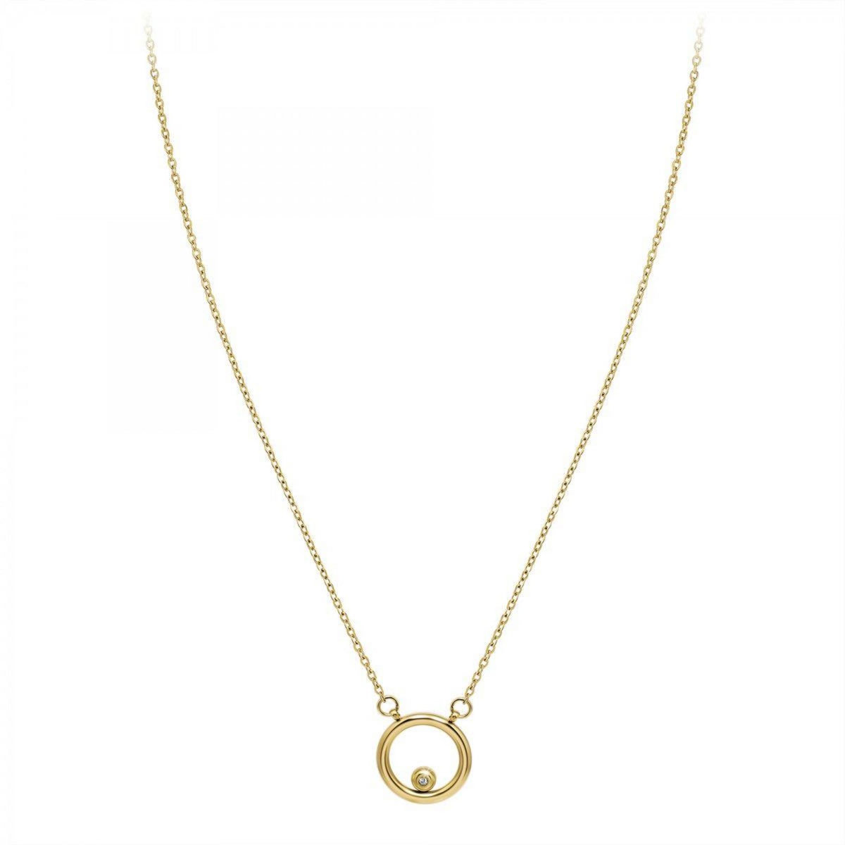 SC BOHEME Collier par SC Bohème orné d'un véritable diamant blanc