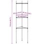 Voir la diapositive 6 : VIDAXL Cages a tomates 4 pcs 116 cm acier et PP