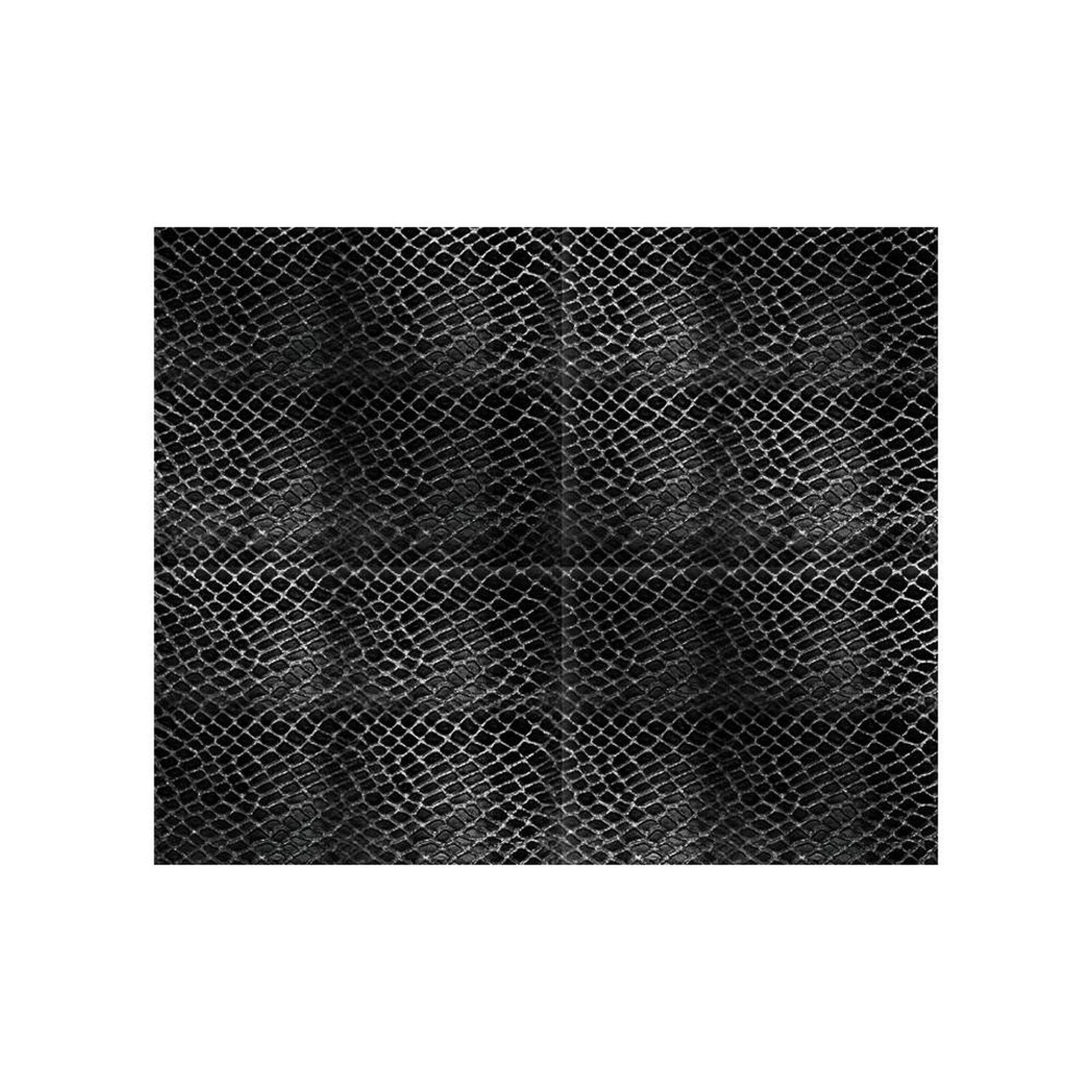 SUD TRADING Adhésif décoratif aspect crocodile - 150 x 45cm - noir