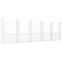 Voir la diapositive 2 : VIDAXL Panier de gabion en forme de U avec 6 poteaux Fer 620x20x200 cm