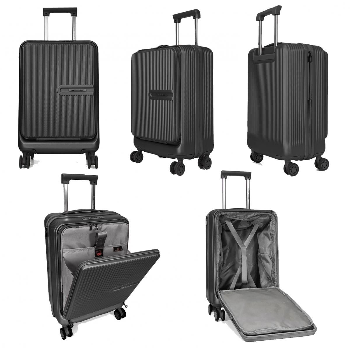 David Jones Valise cabine rigide porte-ordinateur 16  TSA 55cm