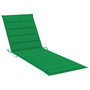 Voir la diapositive 2 : VIDAXL Chaise longue de jardin avec table et coussin Pin impregne