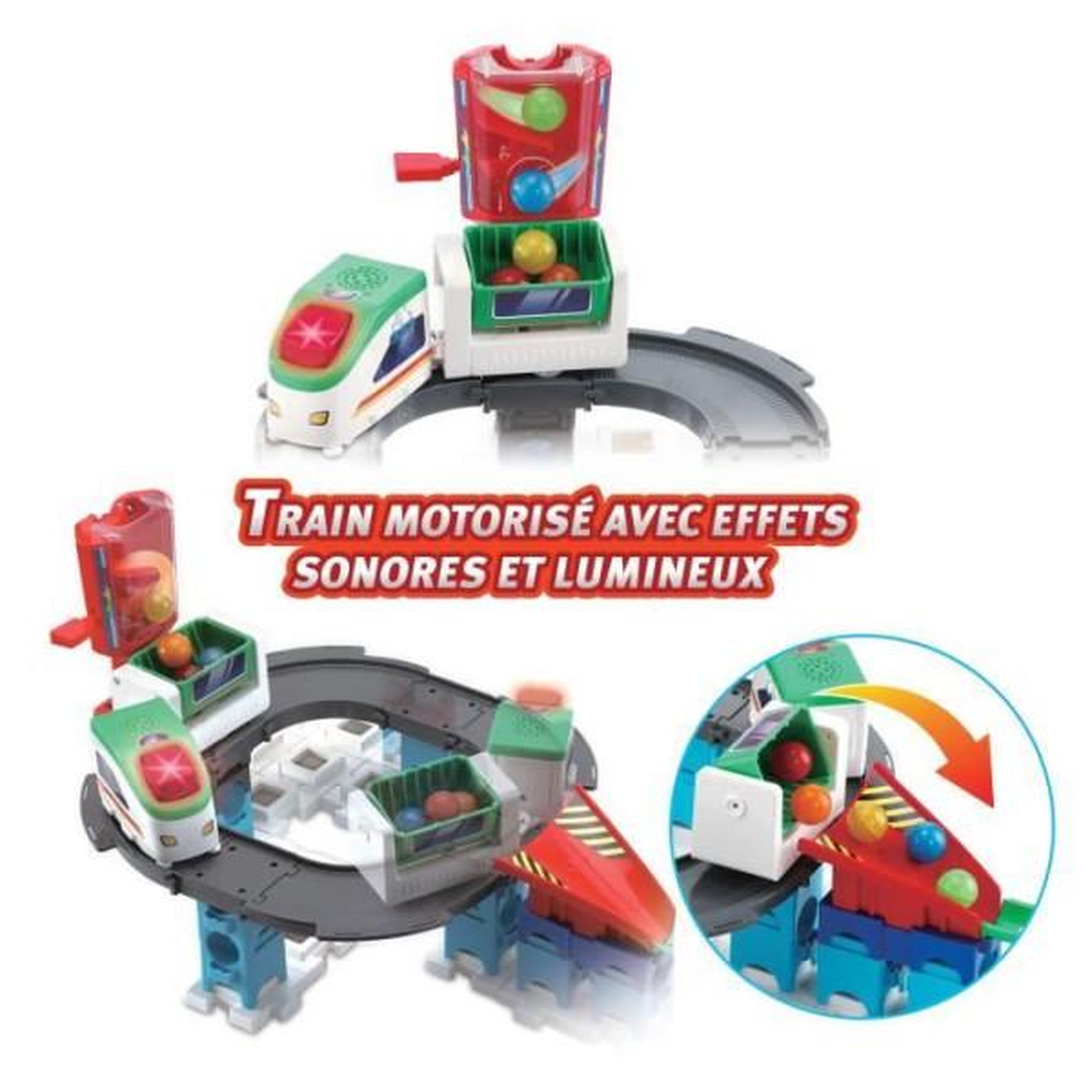 Voir la diapositive 5 : VTECH Circuit de billes VTECH MARBLE RUSH - SUPER SKY TOWER SET XL300E - 143 pieces - Pour enfants de 4 ans et plus