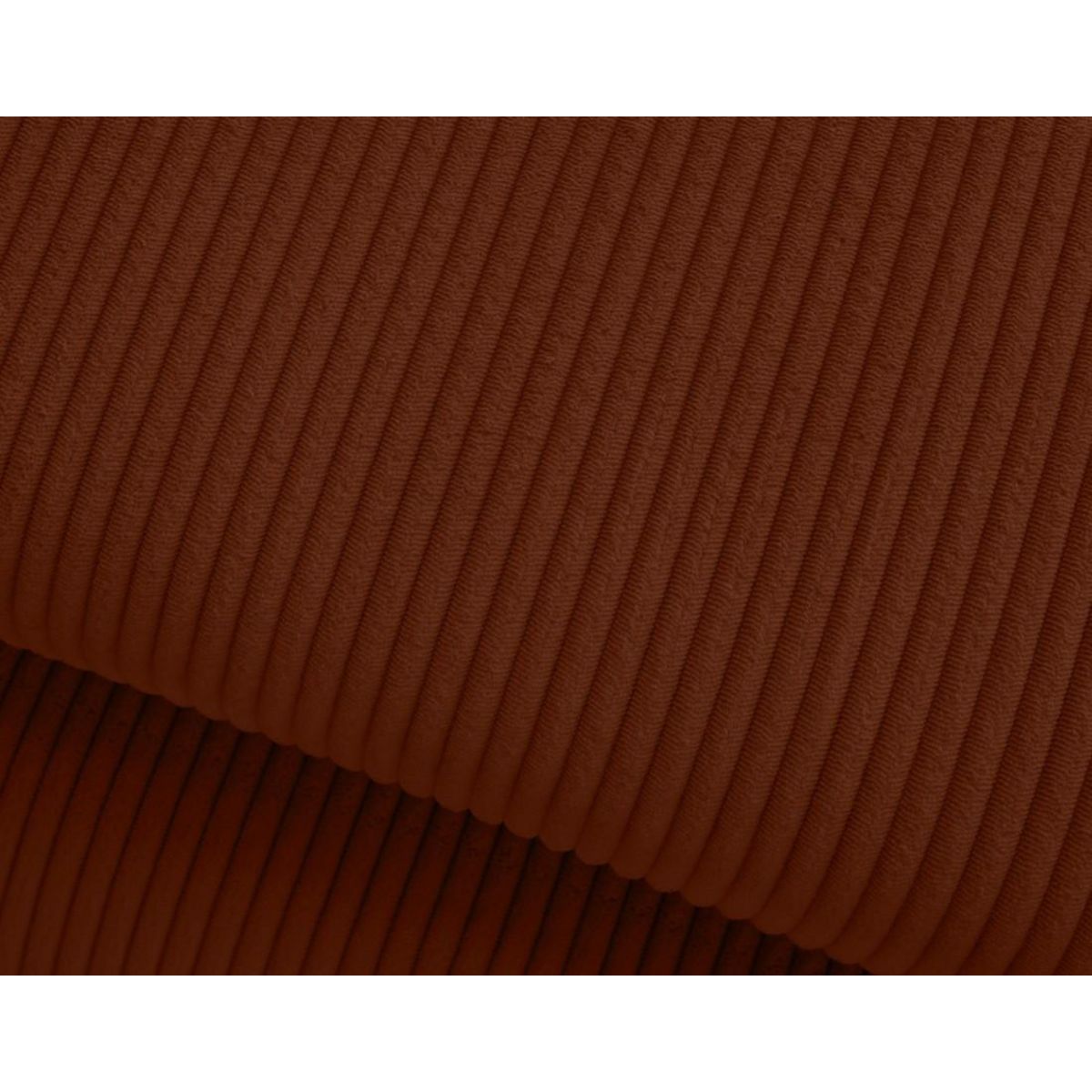 BEST MOBILIER Lisbona - canapé d'angle gauche 5 places convertible avec têtières en velours côtelé