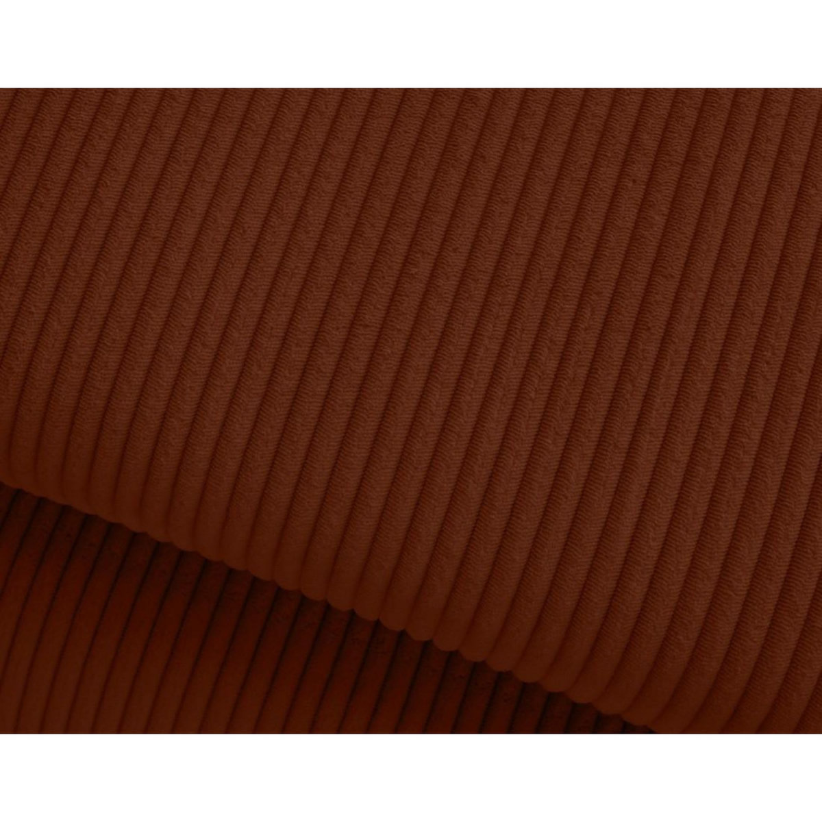 BEST MOBILIER Lisbona - canapé d'angle gauche 5 places convertible avec têtières en velours côtelé