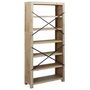 Voir la diapositive 5 : VIDAXL Bibliotheque 6 niveaux 80x30x170 cm Bois solide d'acacia