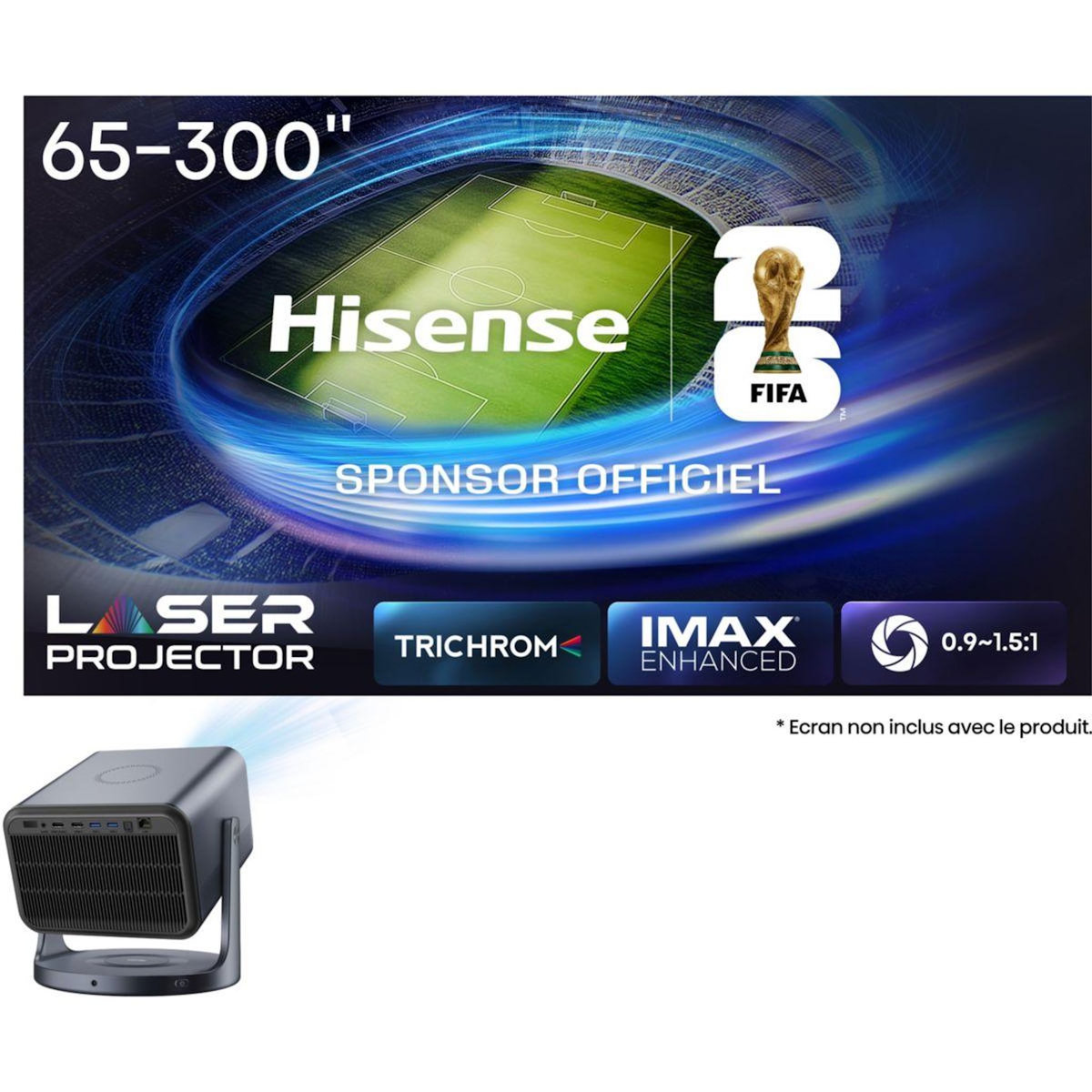 Hisense Vidéoprojecteur home cinéma Laser TV Trichroma C2 PRO