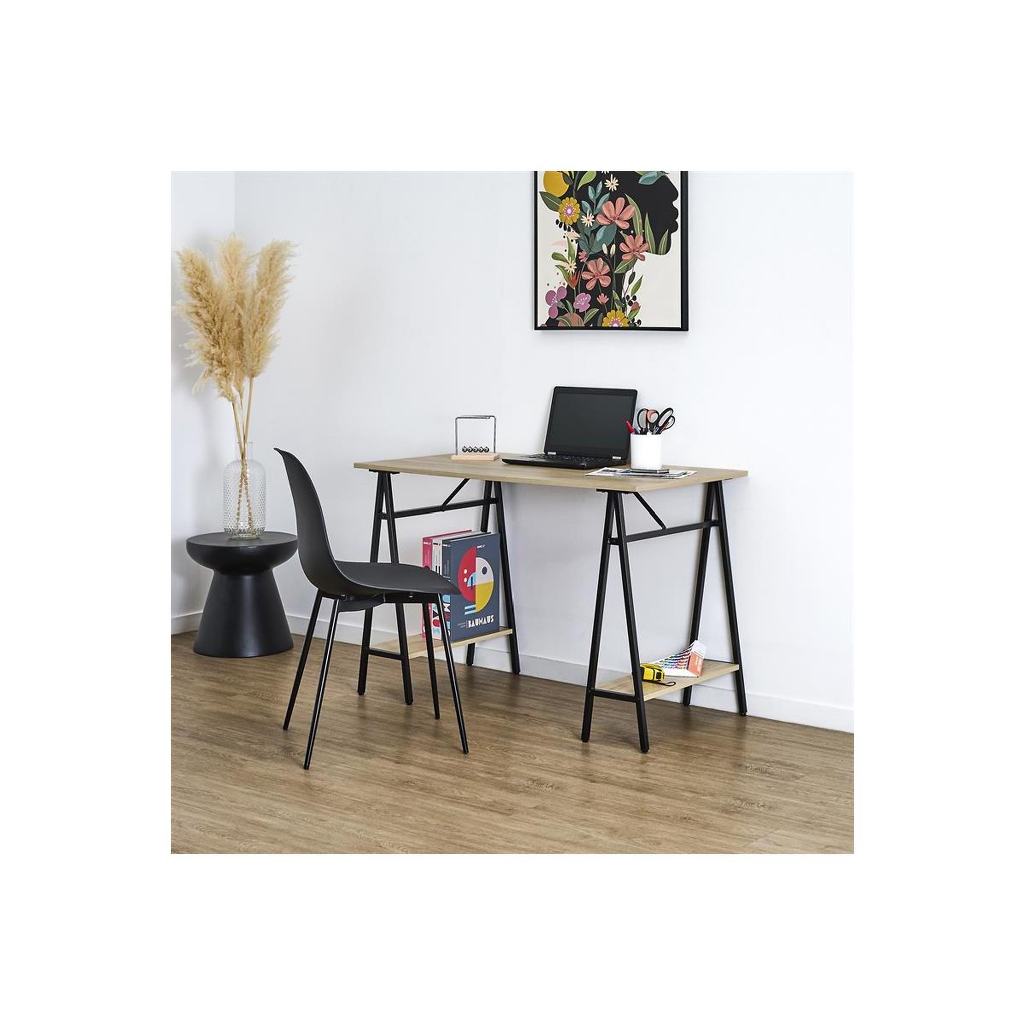 Voir la diapositive 6 : The Home Deco Factory Bureau architecte  loka  110cm marron