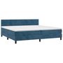 Voir la diapositive 3 : VIDAXL Sommier a lattes de lit avec matelas LED Bleu fonce 200x200 cm