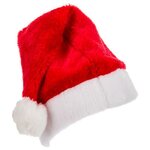 FEERIC LIGHT & CHRISTMAS Chapeau de Noël Adulte  Peluche  43cm Rouge