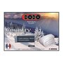 Voir la diapositive 3 : DODO DODO Couette chaude 400gr/m2 COUNTRY 200x200 cm blanc