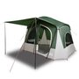 Voir la diapositive 2 : VIDAXL Tente de camping de cabine 5 personnes vert impermeable