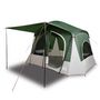 Voir la diapositive 2 : VIDAXL Tente de camping de cabine 5 personnes vert impermeable