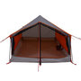 Voir la diapositive 5 : VIDAXL Tente de camping 2 personnes gris et orange impermeable
