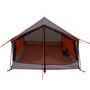 Voir la diapositive 5 : VIDAXL Tente de camping 2 personnes gris et orange impermeable