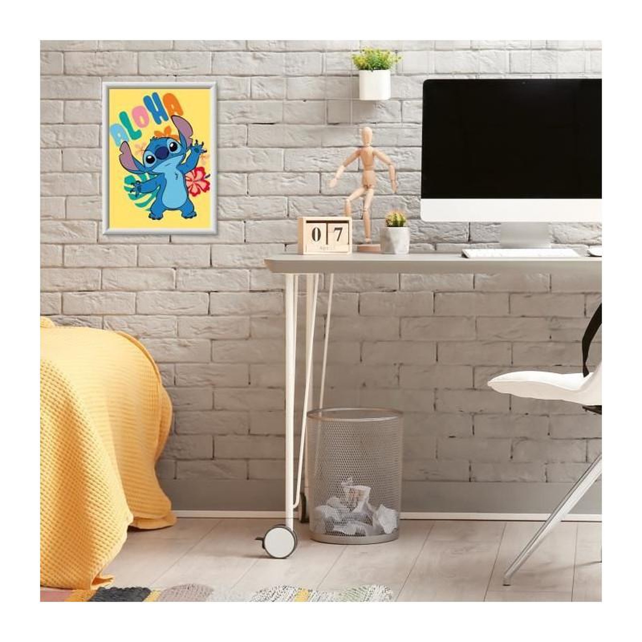 Voir la diapositive 4 : RAVENSBURGER CreArt Kids 18x24cm Stitch, Kit de peinture par numéros Numéro d'Art, Des 7 ans, 25844, Ravensburger