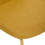 Voir la diapositive 3 : ATMOSPHERA Lot de 4 chaises en tissu et pieds métal NEORA