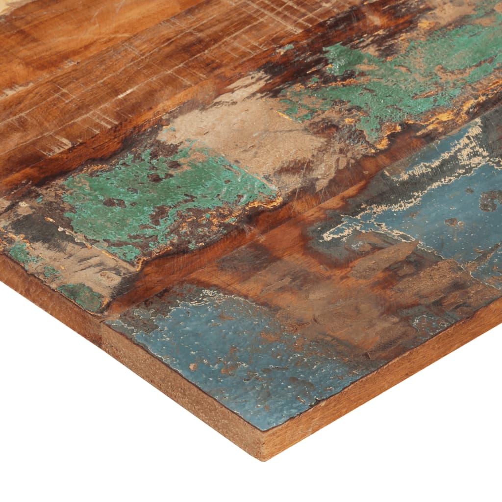 Voir la diapositive 4 : VIDAXL Dessus de table rectangulaire 60x70 cm 25-27 mm bois recupere