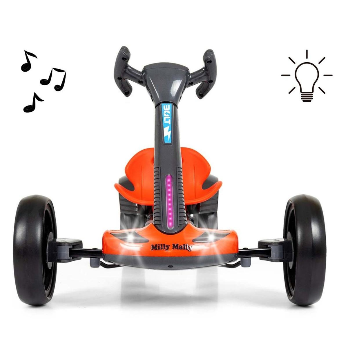 MILLY MALLY Kart électrique Bolt Rouge