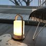 Voir la diapositive 4 : Lumisky Lanterne sans fil LED WOODY Bois Bois H37CM