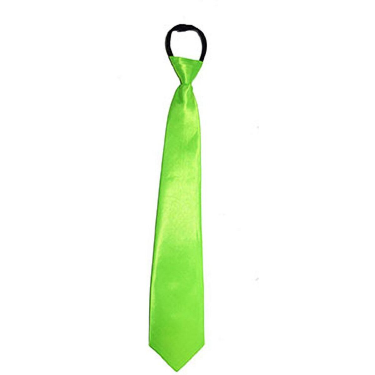 FUNNY FASHION Cravate Satinée Verte
