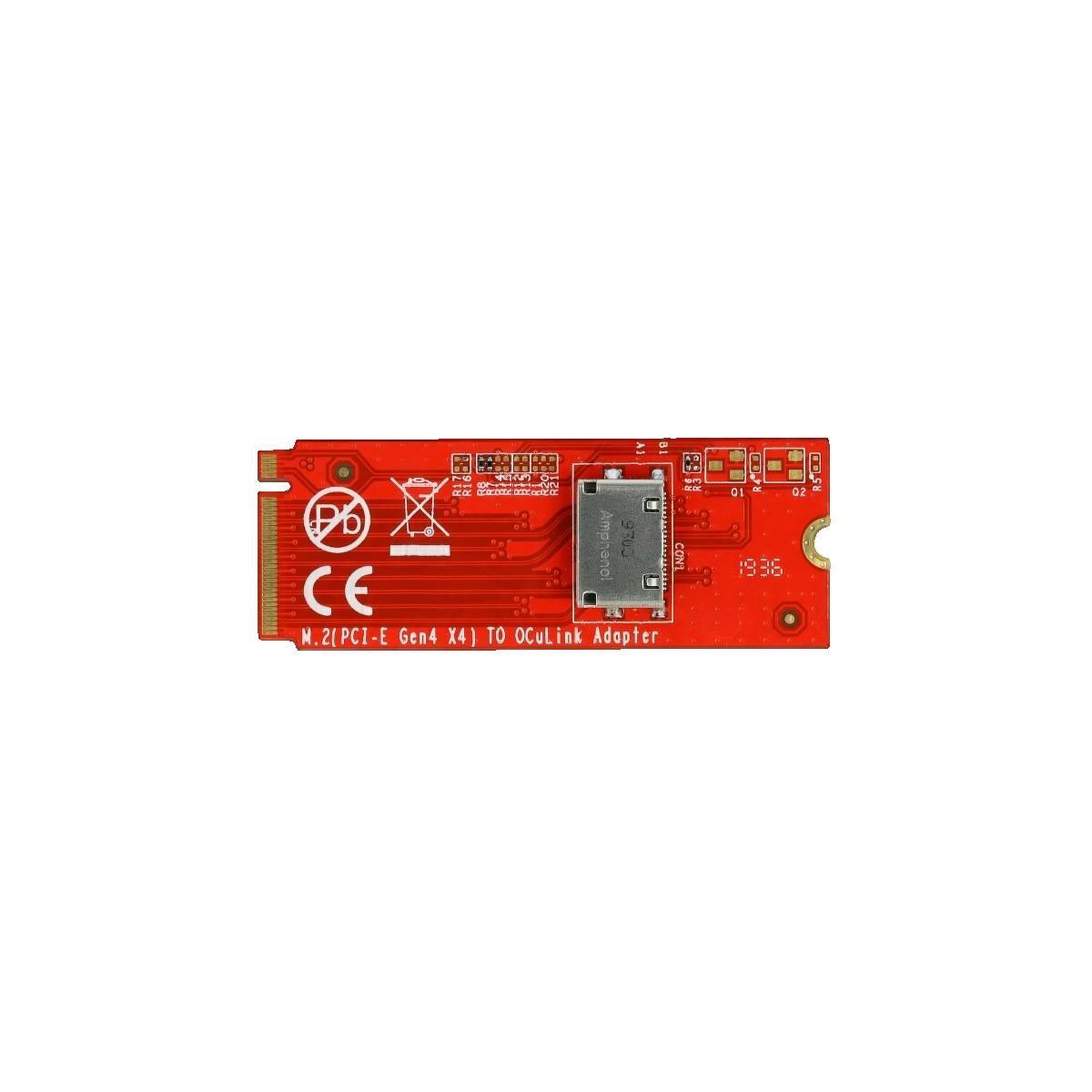 Voir la diapositive 2 : DeLock Adaptateur Delock M.2 Key M à OCuLink SFF-8612
