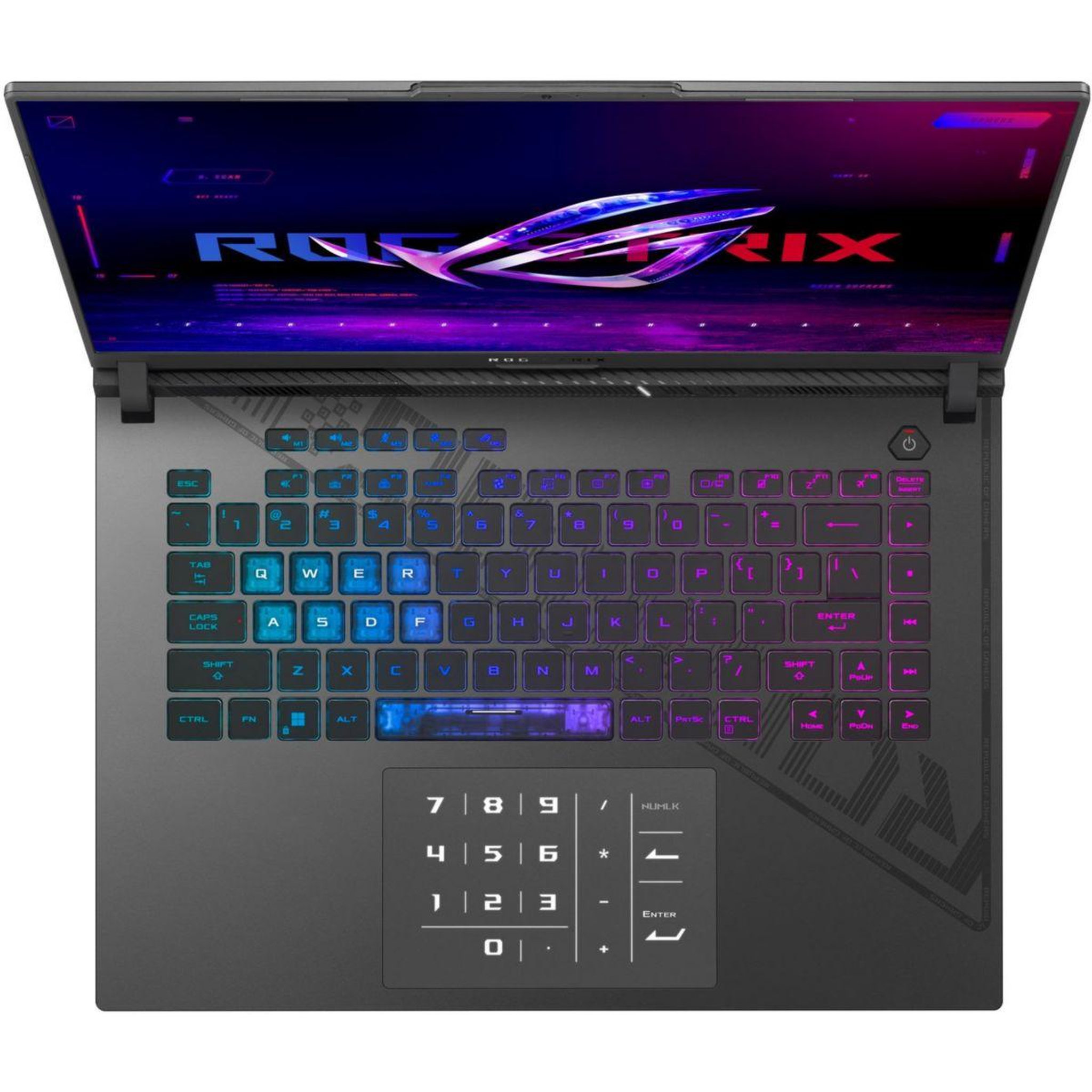 Voir la diapositive 4 : ASUS Pc gamer rog strix 16  wuxga 165hz amd ryzen 9 8940hx nvidia geforce rtx 5060 16 go ram ddr5 ssd 512 go