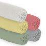 Voir la diapositive 1 : Drap houssse uni en coton 51 fils