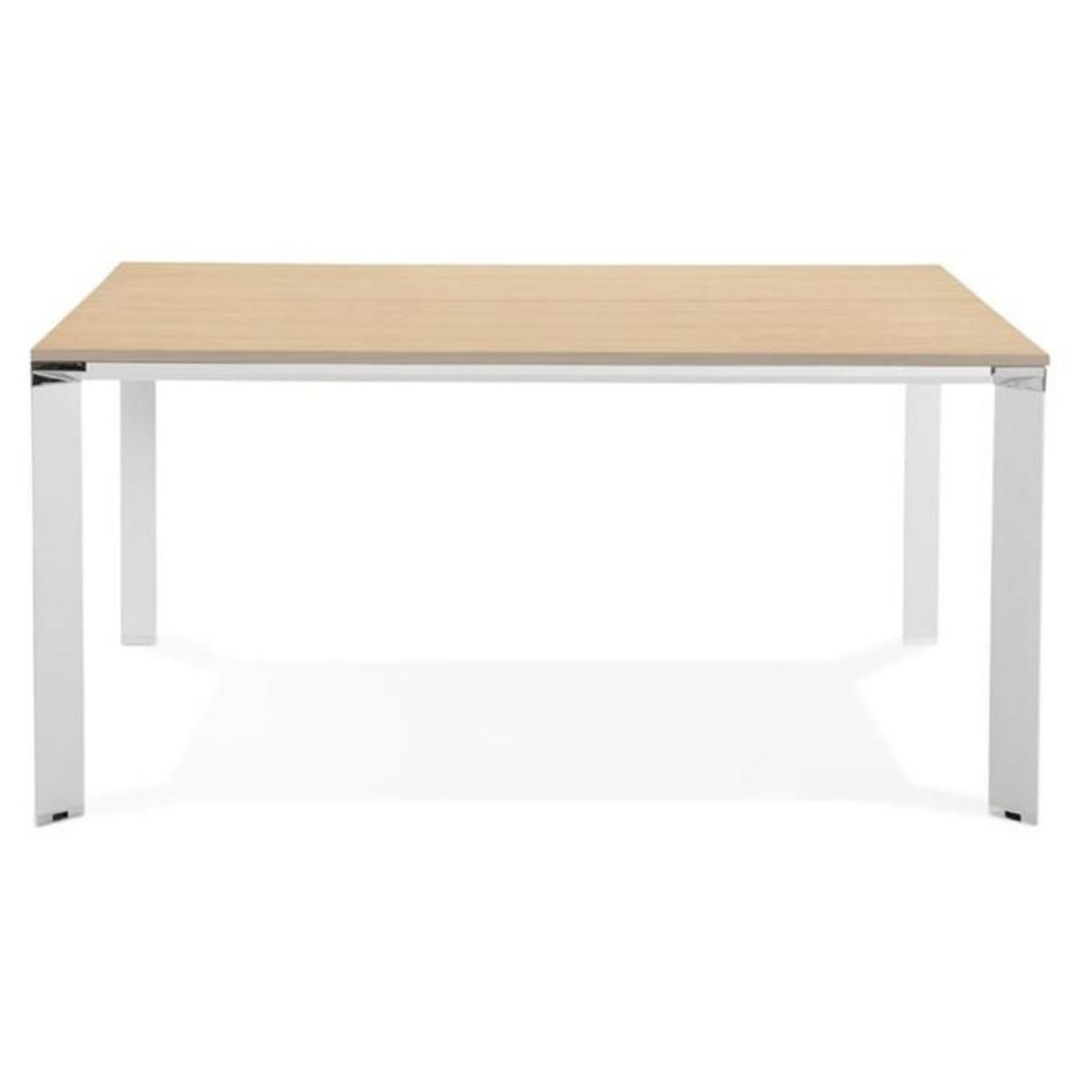 Paris Prix Table de Bureau  Hovik  160cm Naturel & Blanc