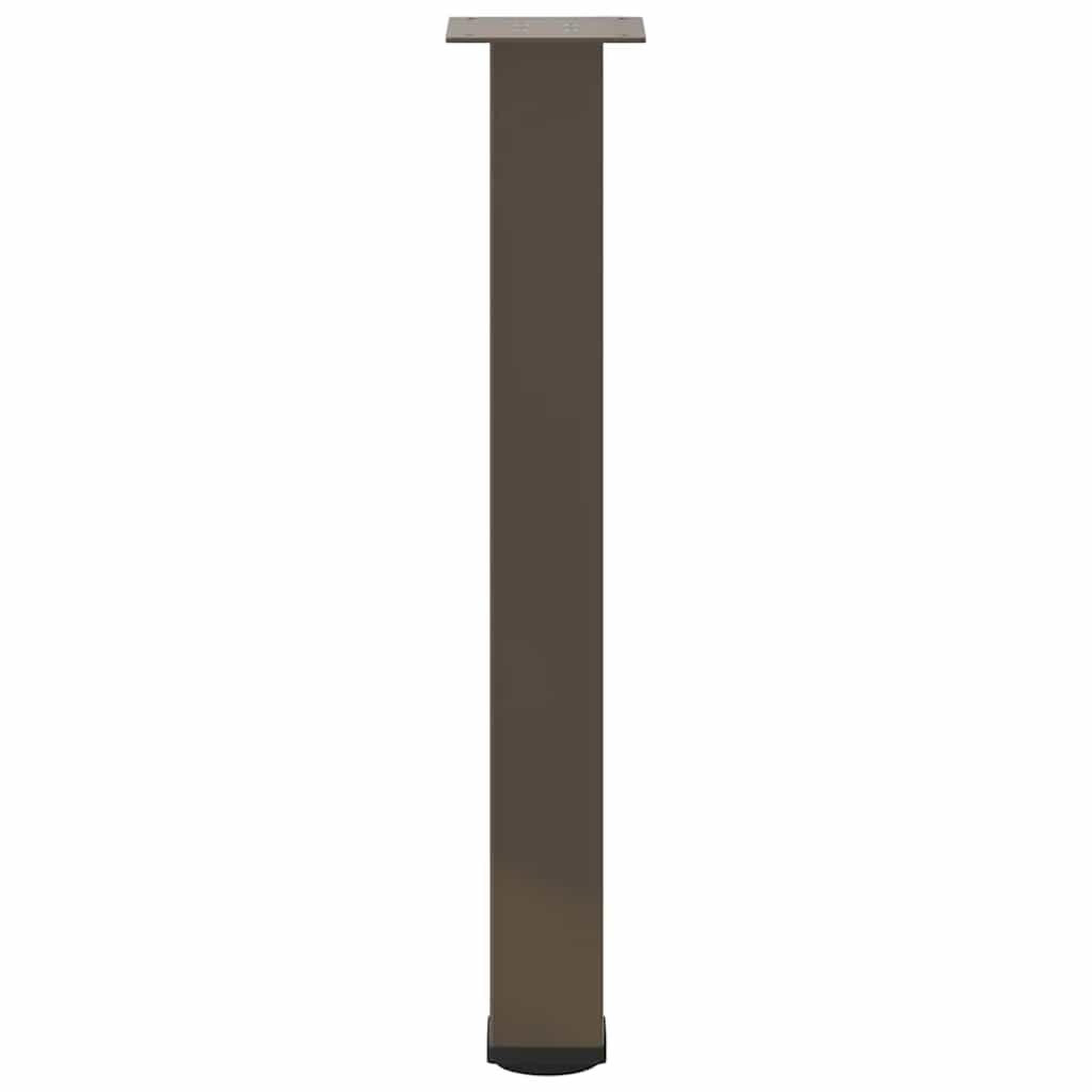 Voir la diapositive 5 : VIDAXL Pieds de table basse acier naturel 4 pcs 72-74 cm acier