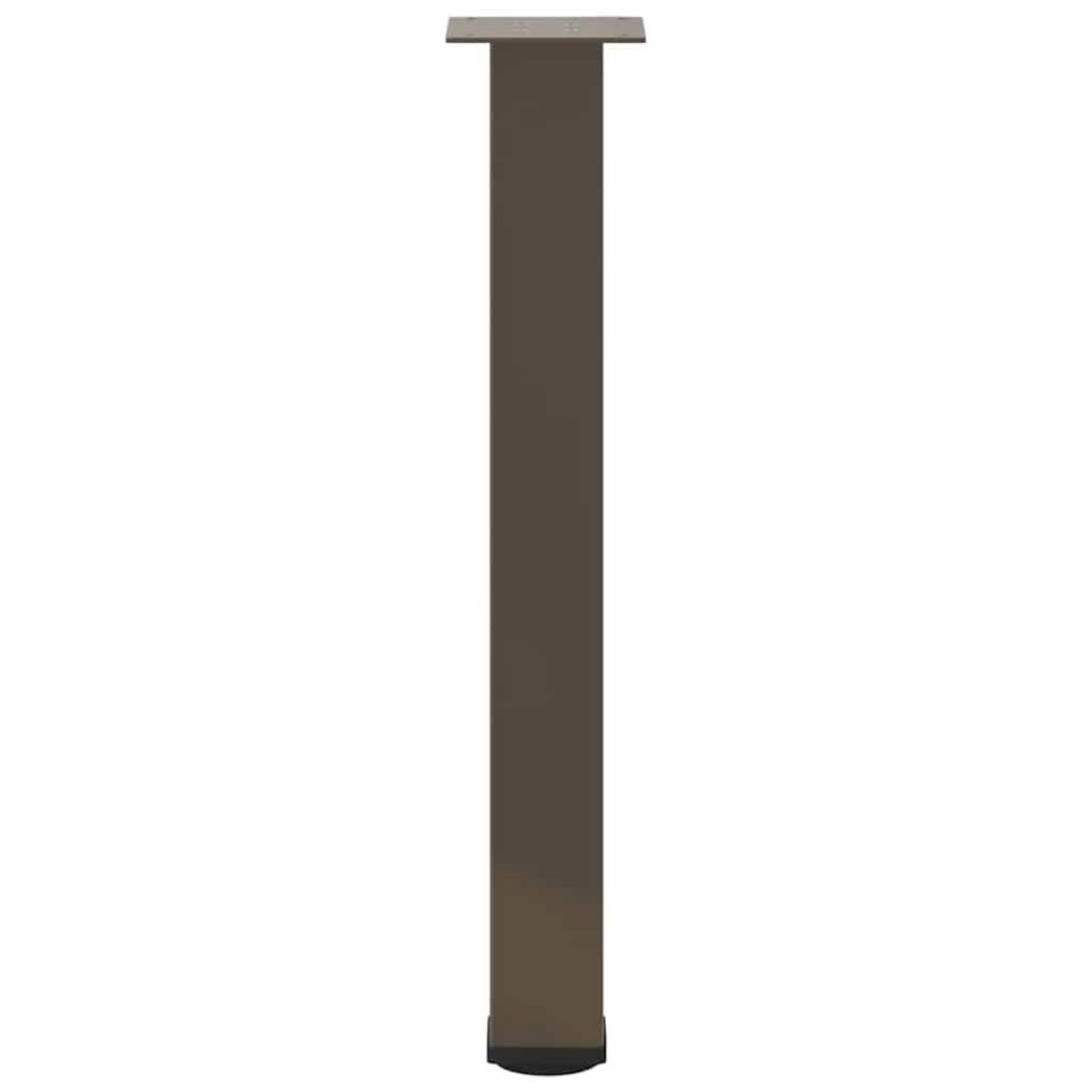 VIDAXL Pieds de table basse acier naturel 4 pcs 72-74 cm acier