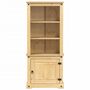 Voir la diapositive 4 : VIDAXL Buffet haut Corona 74x38x170 cm bois de pin massif