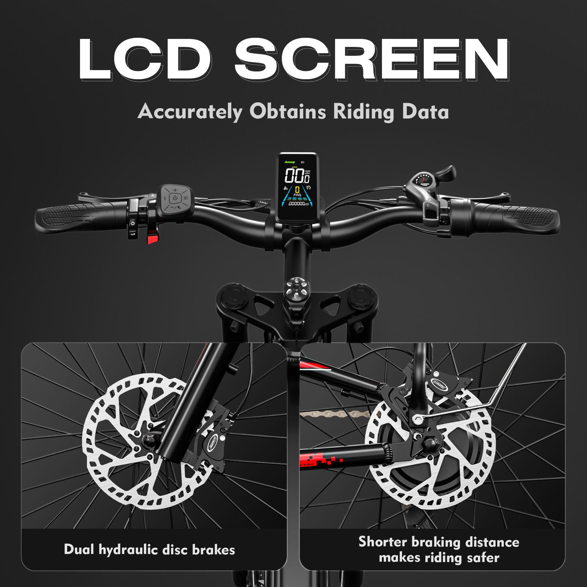 Voir la diapositive 6 : Cleytro Vélo électrique CLEYTRO ES7 Fat, batterie amovible 48 V 18 Ah, 26 pouces